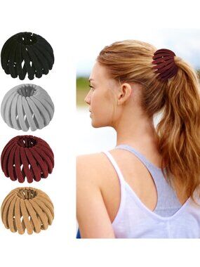 Expandable Hair Bun Maker Clip - Magic Hair Accessories for Women, Ponytail